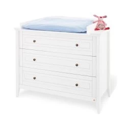 Pinolino Smilla Wickelkommode Breit Kiefer Massiv Weiß Lasiert - Toppreis