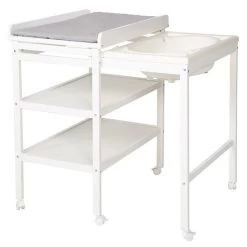 Roba Bade-Wickel-Kombi Roba Style Grau Ausziehbare Wanne