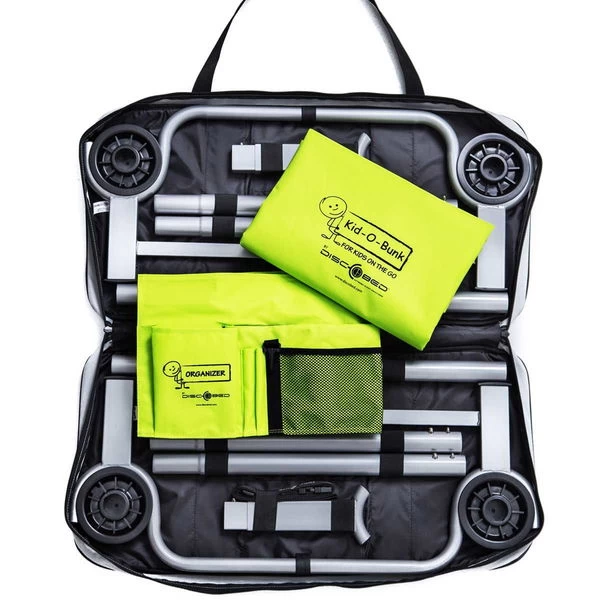 Kid-O-Bed Einzelbett Grün Mit Geradem Rahmen Das Campingbett Von Disc-O-Bed – Bild 4