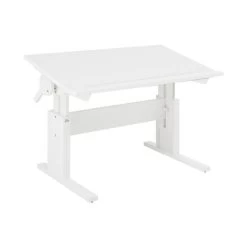 LIFETIME Schreibtisch Kiefer Weiß 30245-10 Neigbar & Höhenverstellbar