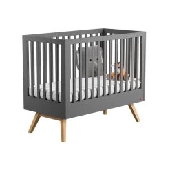 VOX Nature Babybett 60x120 Grau/eiche