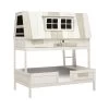 LIFETIME Abenteuerbett My Hangout 140x200 Cm Whitewash - Inkl. Deluxe-Lattenrost