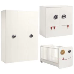 Hülsta Now! Minimo Kinderzimmer 3-türig Schneeweiß Inkl. Wickelaufsatz Zum Aktionspreis