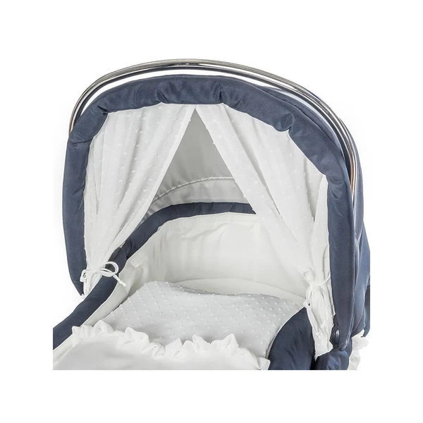 HESBA Condor Coupe Kinderwagen Außen 517 Innen 109 Räder Weiß 30 Cm, Ledergriff Weiß – Bild 9