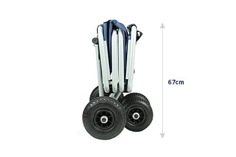 Beachtrekker LiFe Bollerwagen Grün Stabil Und Leicht Inkl. Feststellbremse – Bild 11