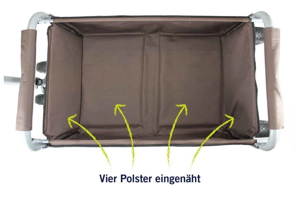 Beachtrekker LiFe Bollerwagen Grün Stabil Und Leicht Inkl. Feststellbremse – Bild 13