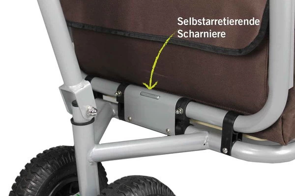 Beachtrekker LiFe Bollerwagen Grün Stabil Und Leicht Inkl. Feststellbremse – Bild 9