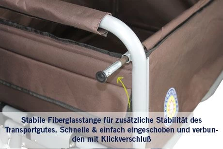 Beachtrekker LiFe Bollerwagen Grün Stabil Und Leicht Inkl. Feststellbremse – Bild 8
