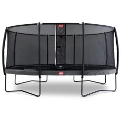 Auslaufmodell Berg Grand Champion Regular 350 Trampolin Grau Mit Sicherheitsnetz Deluxe | Oval
