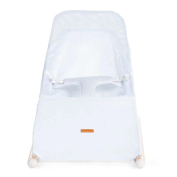 Childhome Evolux Babywippe Weiß/natur – Bild 2