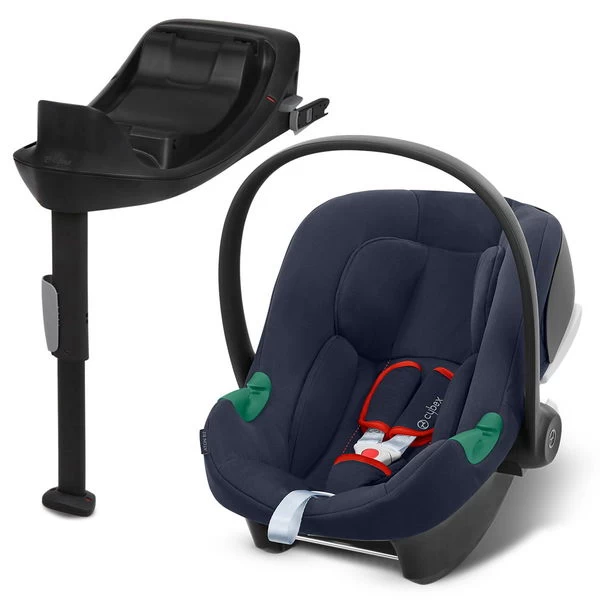 CYBEX Aton B2 I-Size Babyschale Bay Blue Inklusive Base One Gruppe 0+