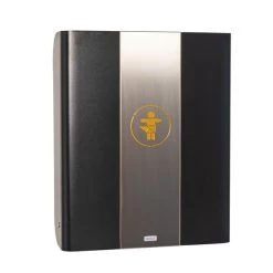 Timkid KAWAmaxi Wandwickeltisch Edelstahl Anthrazit | Inklusive Wickelmatte | Modern Design