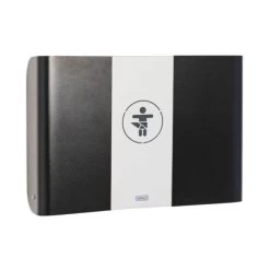 Timkid KAWAQ Wandwickeltisch Weiß / Anthrazit Inklusive Wickelmatte | Horizontal Design