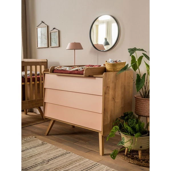 VOX Vintage Kommode Eiche Frontfarbe Wählbar – Bild 2