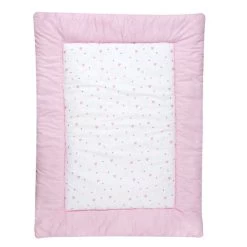Schardt Krabbeldecke Herzchen Rosa 100x135 Cm Kuschelige Unterlage Zum Spielen
