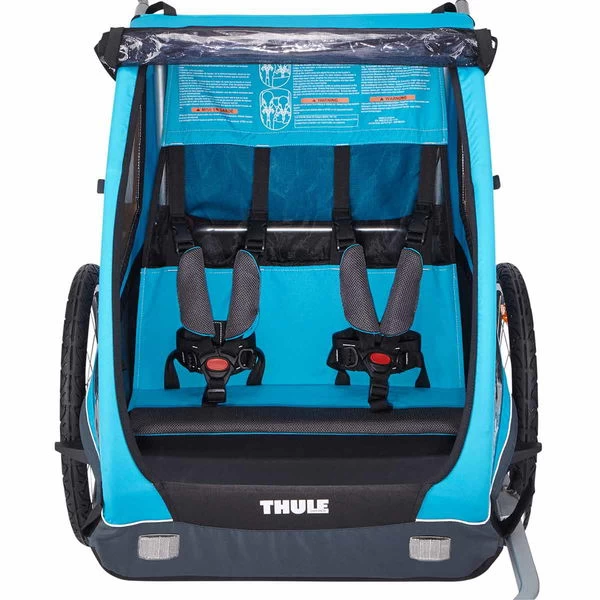 Thule Coaster XT Kinderanhänger Blue Umbaubar Zum Fahrradanhänger Und Kinderwagen – Bild 2
