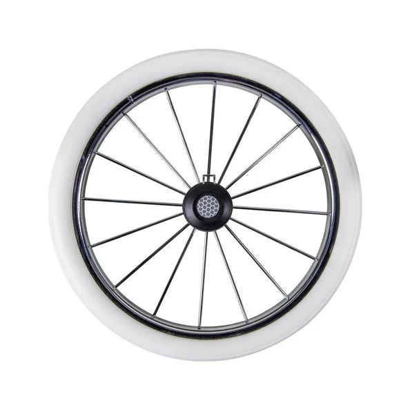 HESBA Corrado Kinderwagen Außen 637 Innen 120 Räder Weiß 30 Cm, Ledergriff Weiß – Bild 4