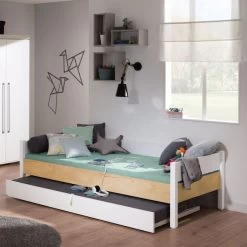 Paidi Kira Liege Eiche-Nebraska, Umbaubar Hohes Fußteil 140x200 Cm