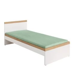 Paidi Oscar Jugendliege 90x200 Cm Kreideweiß/Eiche-Nebraska