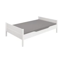 Paidi Ylvie Liege Hohes Fußteil Bettpfosten Kreideweiß 90x200 Cm