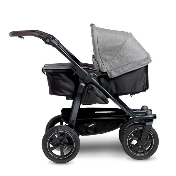 Tfk Duo 2 Kombi Kinderwagen Premium Grau Luftrad-Set – Bild 3