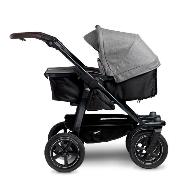 Tfk Duo 2 Kombi Kinderwagen Premium Grau Luftrad-Set – Bild 4