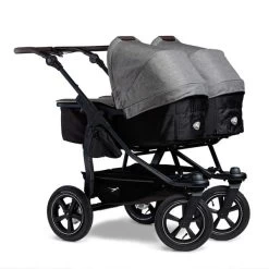 Tfk Duo 2 Kombi Kinderwagen Premium Grau Luftrad-Set