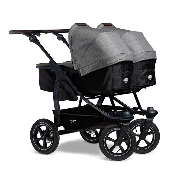 Tfk Duo 2 Kombi Kinderwagen Premium Grau Luftrad-Set