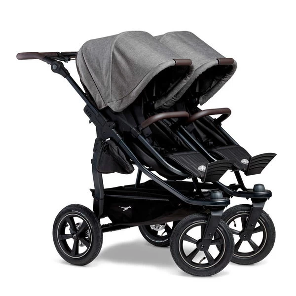 Tfk Duo 2 Kombi Kinderwagen Premium Grau Luftrad-Set – Bild 9
