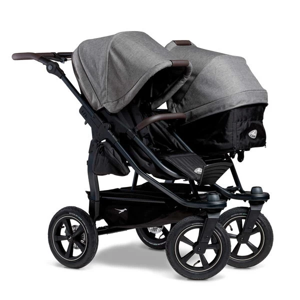 Tfk Duo 2 Kombi Kinderwagen Premium Grau Luftrad-Set – Bild 10