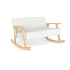 Nature Kid Imola Kinder-Schaukelsofa Weiß Natur Für Kinder Ab Drei Jahren