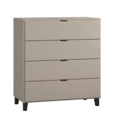 VOX Simple Kommode Grau/schwarz