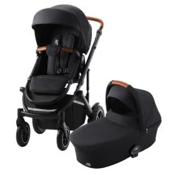 Britax Smile 3 Kinderwagen Fossil Grey Essential Set GRATIS Babywanne