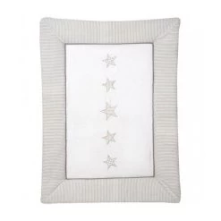 Schardt Krabbeldecke Stern Beige 100x135 Cm Mit Stickerei