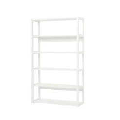 Hoppekids Storey Regal 1-teilig Weiß 100 Cm Breite, Mit 6 Regalbrettern