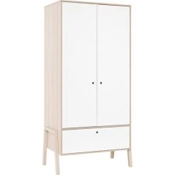 VOX Spot Kleiderschrank 2-türig Akazie/weiß