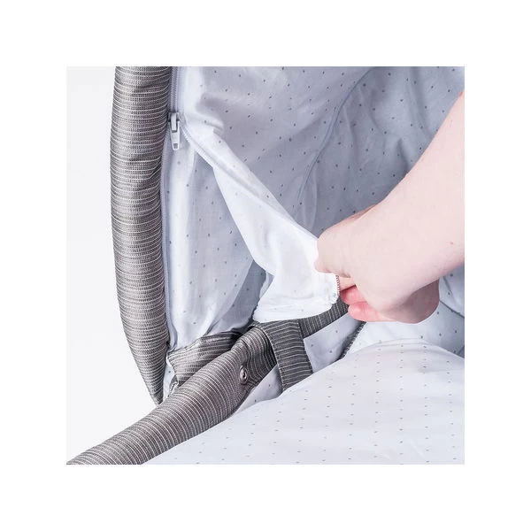 HESBA Condor Coupe Kinderwagen Außen 517 Innen 109 Räder Weiß 30 Cm, Ledergriff Weiß – Bild 8